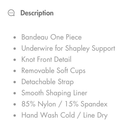 Carmen Marc Valvo: One Piece Botanico Rosa Knot Front Bandeau Size 8 - Picture 5 of 14